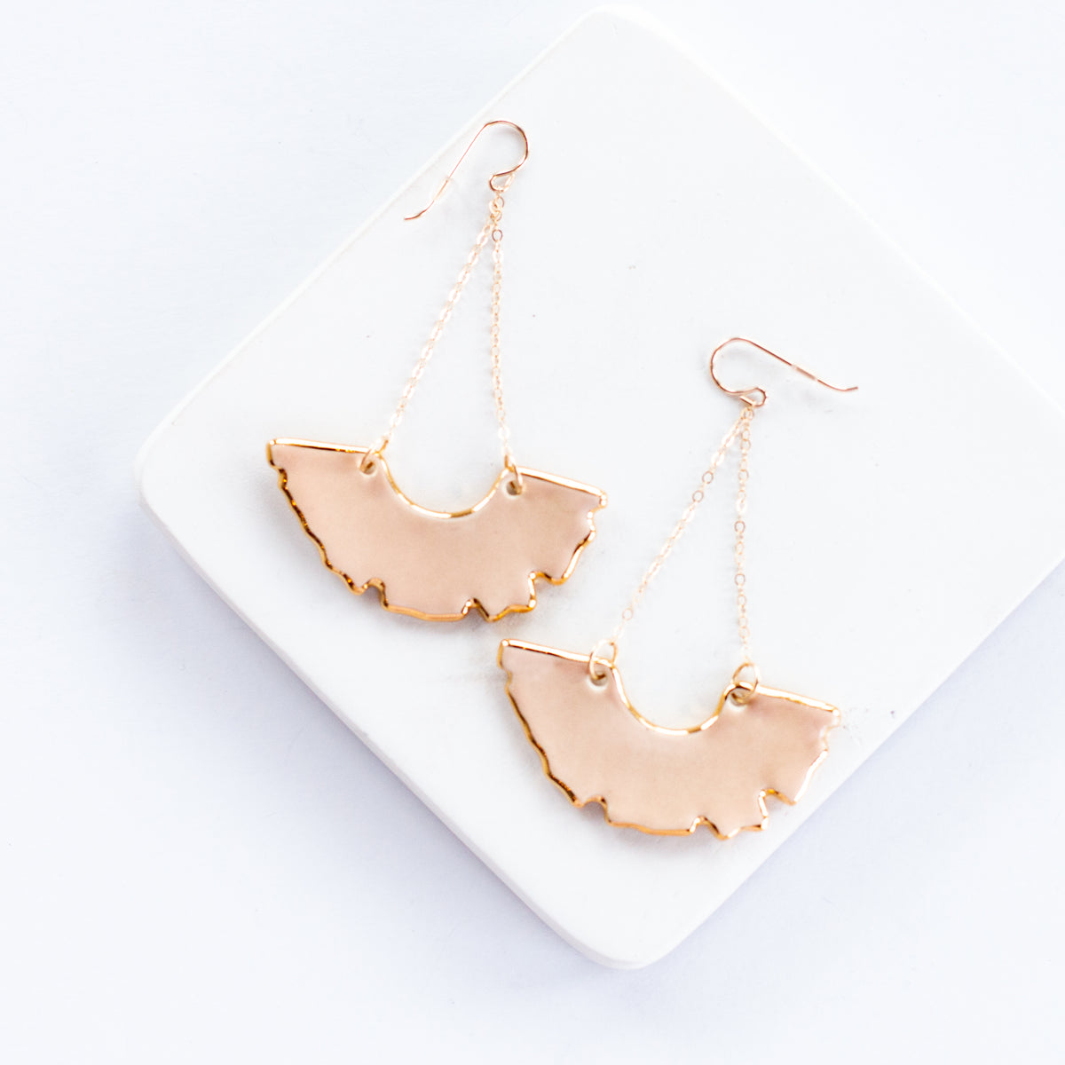 Swan Earrings Shop Susan Gordon Pottery