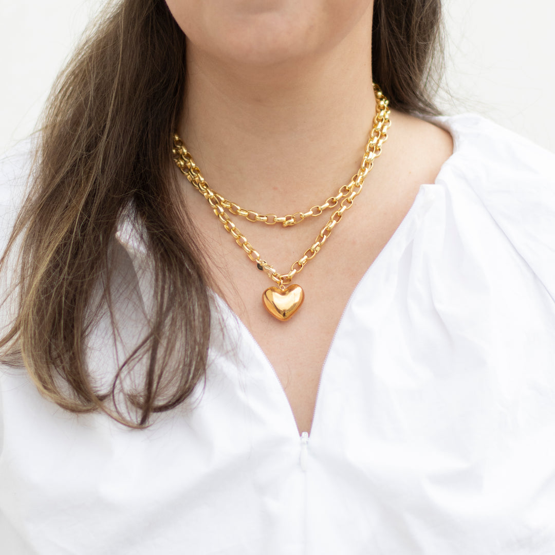 Love Link Heart Wrap Necklace – Shop Susan Gordon Pottery