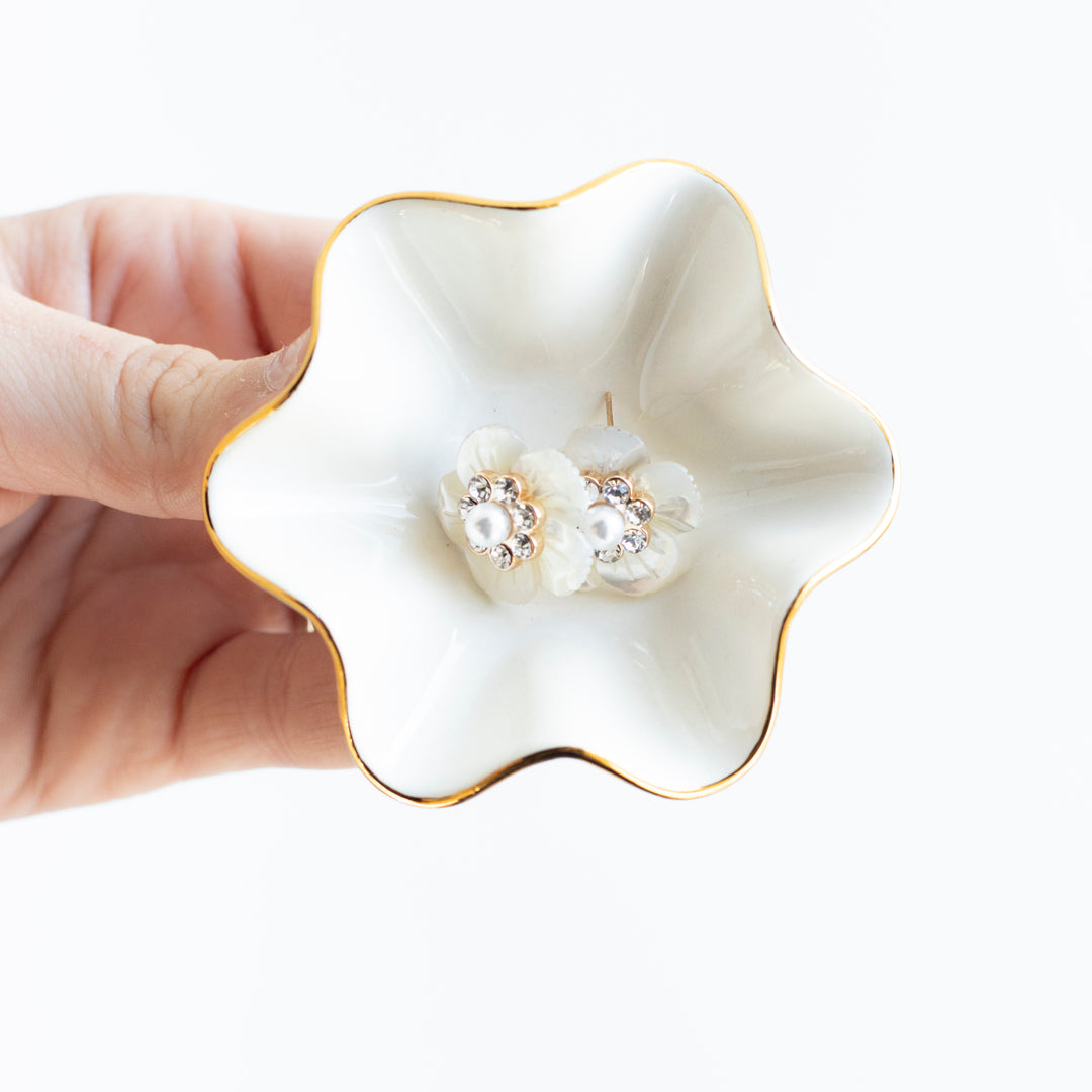 Ami Wavy Bowl - Ring Dish – Shop Susan Gordon Pottery
