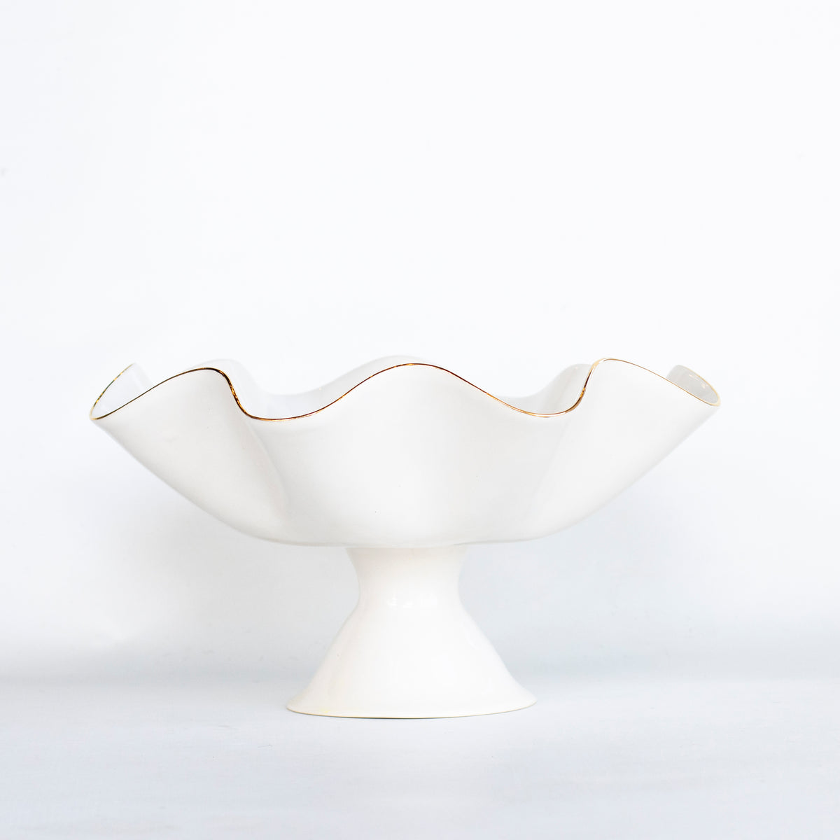 Wavy Compote Bowl