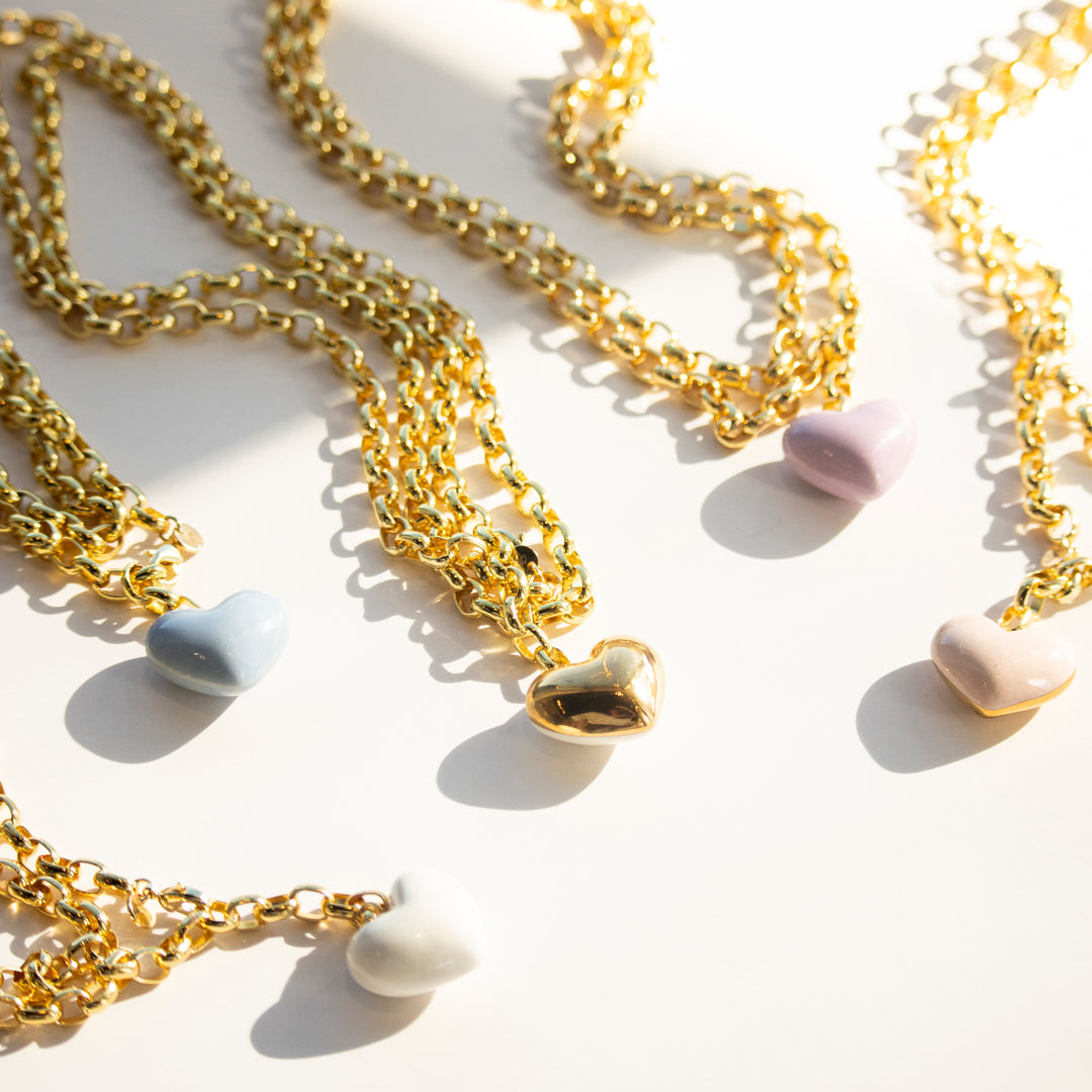 Love Link Heart Wrap Necklace – Shop Susan Gordon Pottery